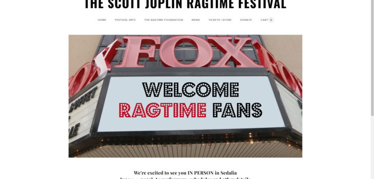 Scott Joplin Ragtime Festival 2022